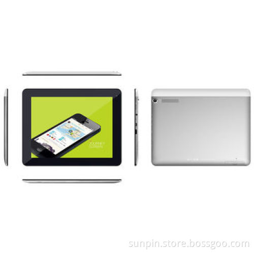 Hot sale high quality dual sim 9.7-inch quad core tablet PC 3g GPS ATV supported with USb port